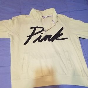 Light yellow  sweatshirt from PINK